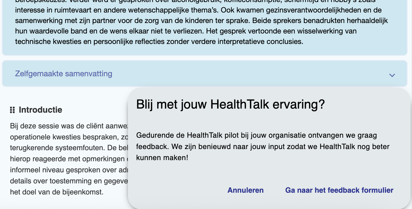 Feedbackformulier