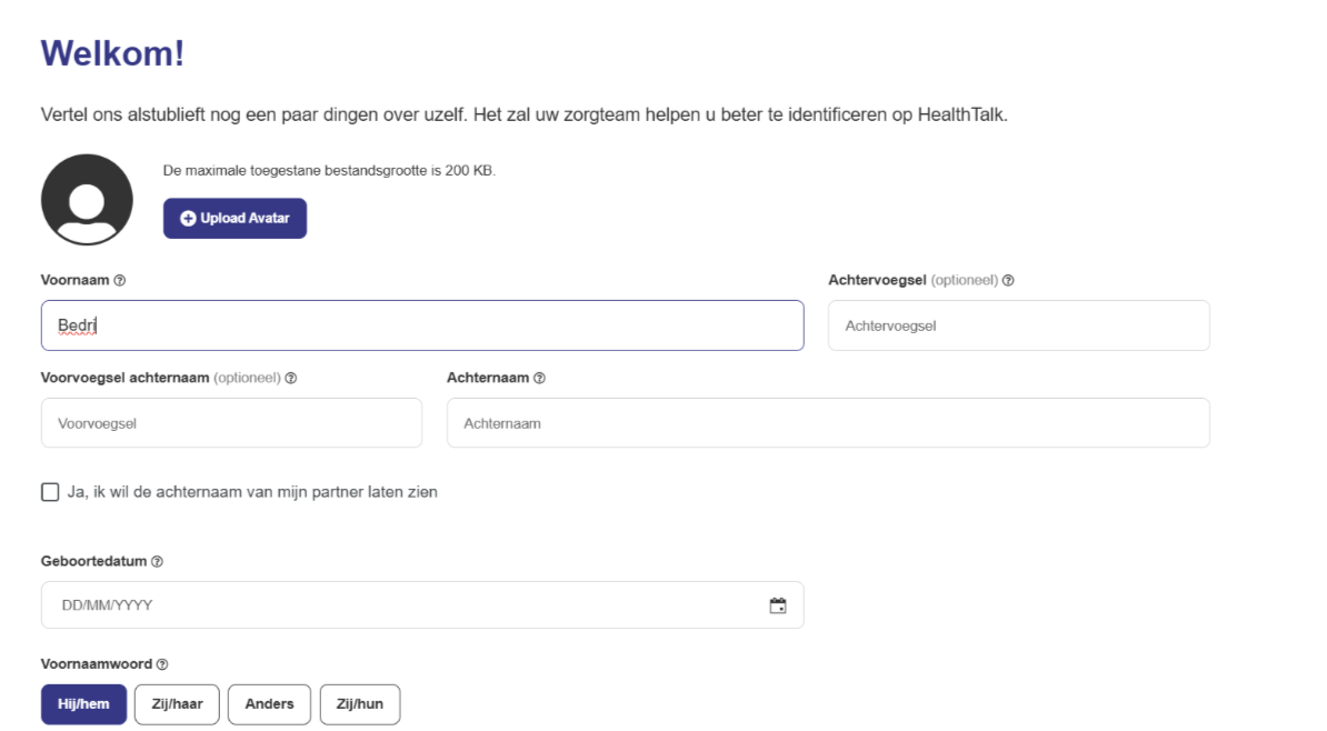 Registreren
